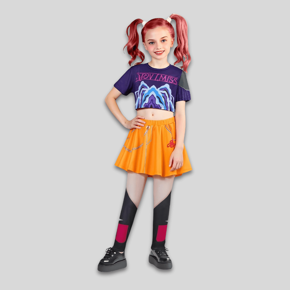Fun Kpop Dance Costume Set for Kids Parties