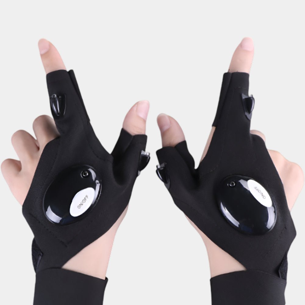 Rechargeable LED Light Gloves with Adjustable Wrist Strap - SweetyGem