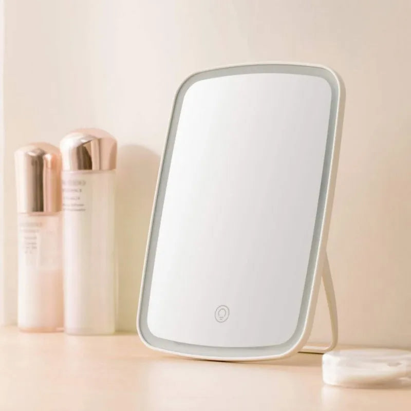 Makeup Mirror with LED and Portable Stand