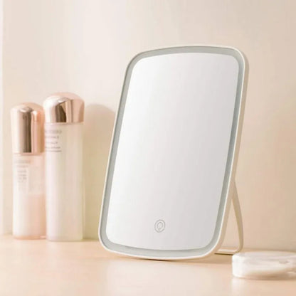 Makeup Mirror with LED and Portable Stand