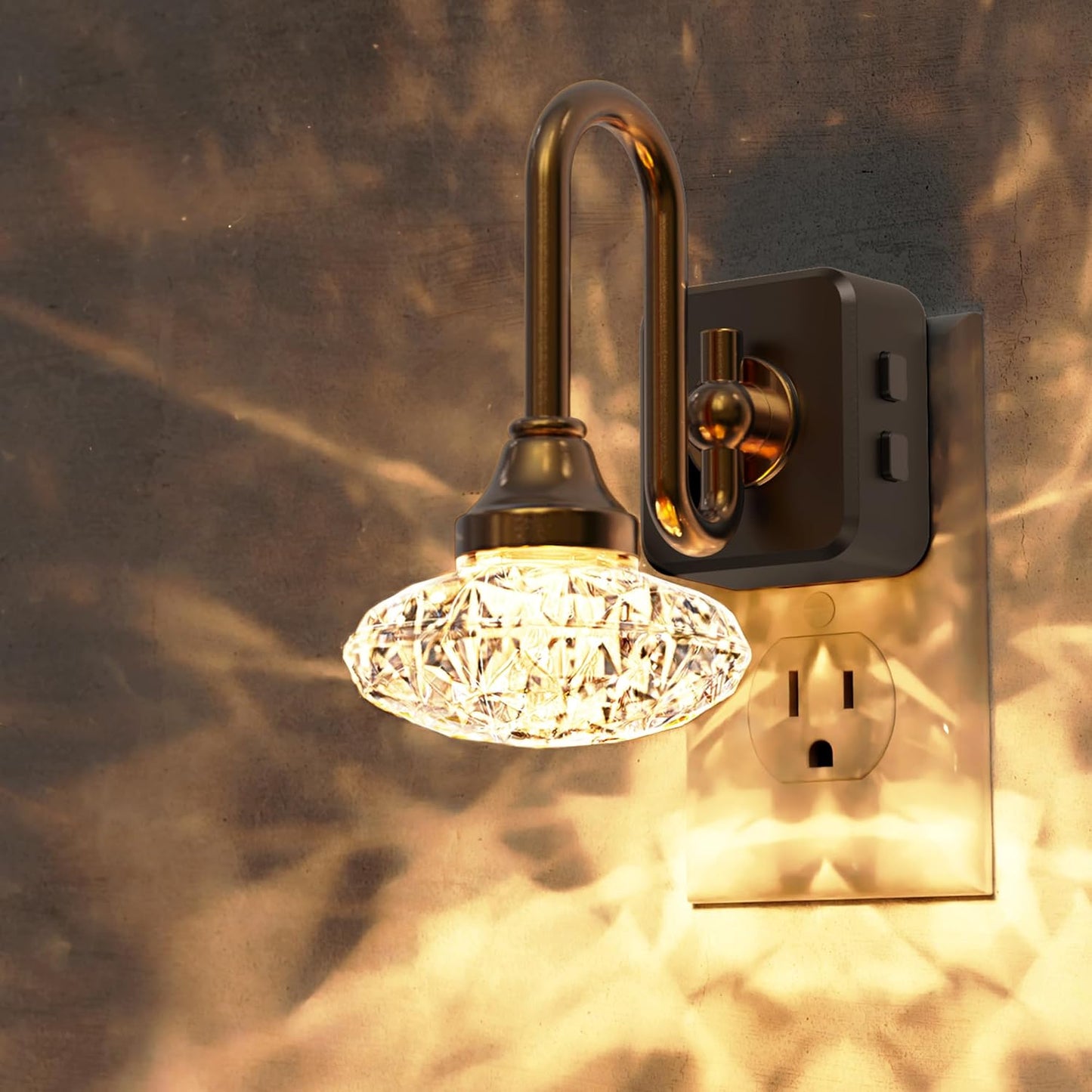 Color Changing LED Night Lamp with Dimmer