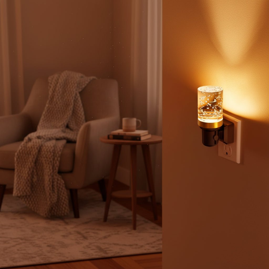 Color Changing LED Night Lamp with Dimmer