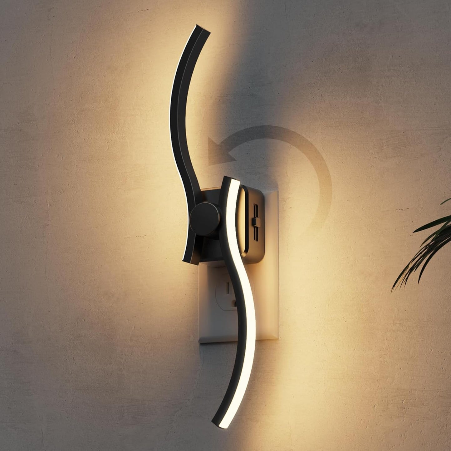 Color Changing LED Night Lamp with Dimmer