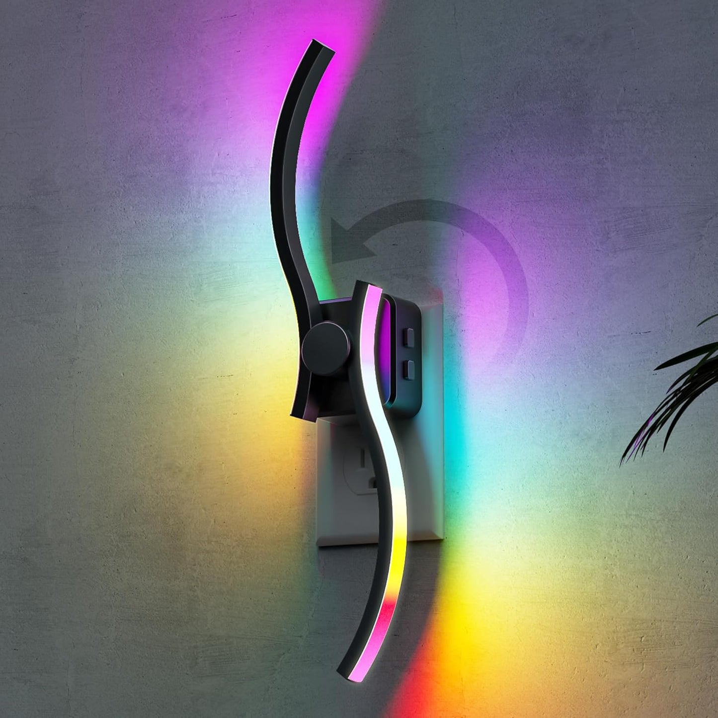 Color Changing LED Night Lamp with Dimmer