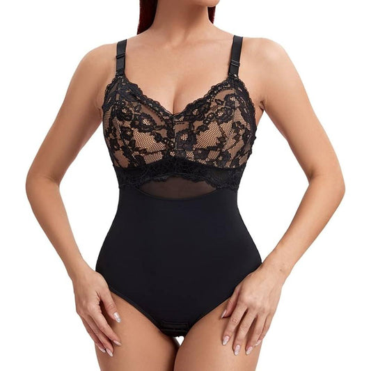 Lace Thong Bodysuit Shapewear