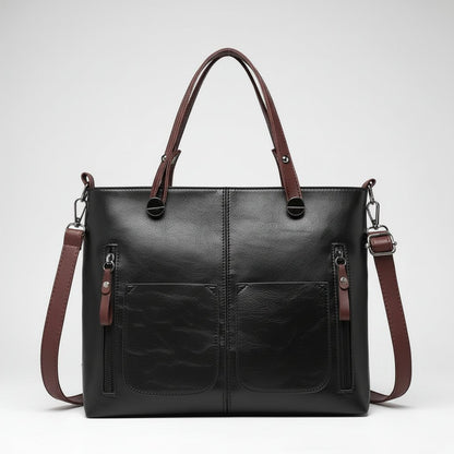 Classic Ladies Large Tote Shoulder Bag Work Handbag