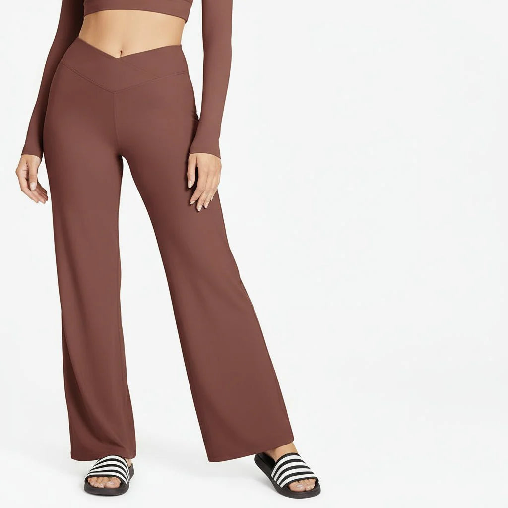 Comfortable Wide Leg Yoga Pants for Women Full Length - SweetyGem