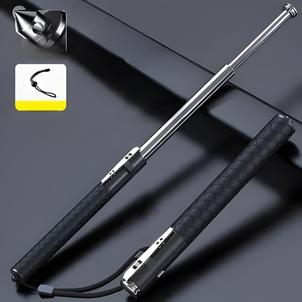 Durable Collapsible Walking Stick Hiking Pole Comfort Grip - SweetyGem