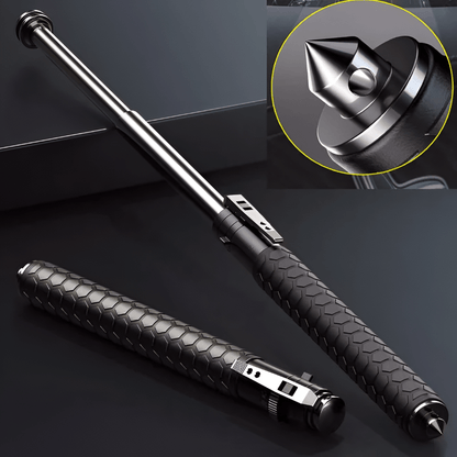 Durable Collapsible Walking Stick Hiking Pole Comfort Grip