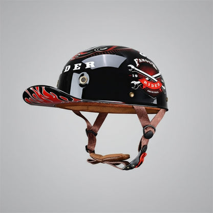 Classic Half Face Motorcycle Helmet Cap Style