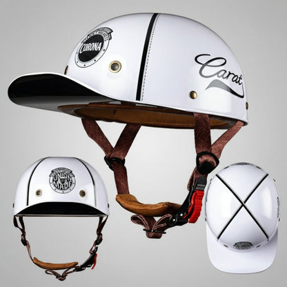 Classic Half Face Motorcycle Helmet Cap Style
