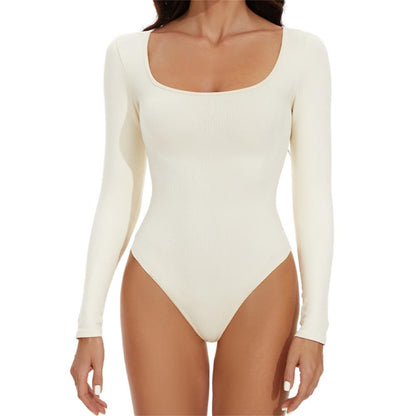 Long Sleeve Elastic Body Suit Shapewear