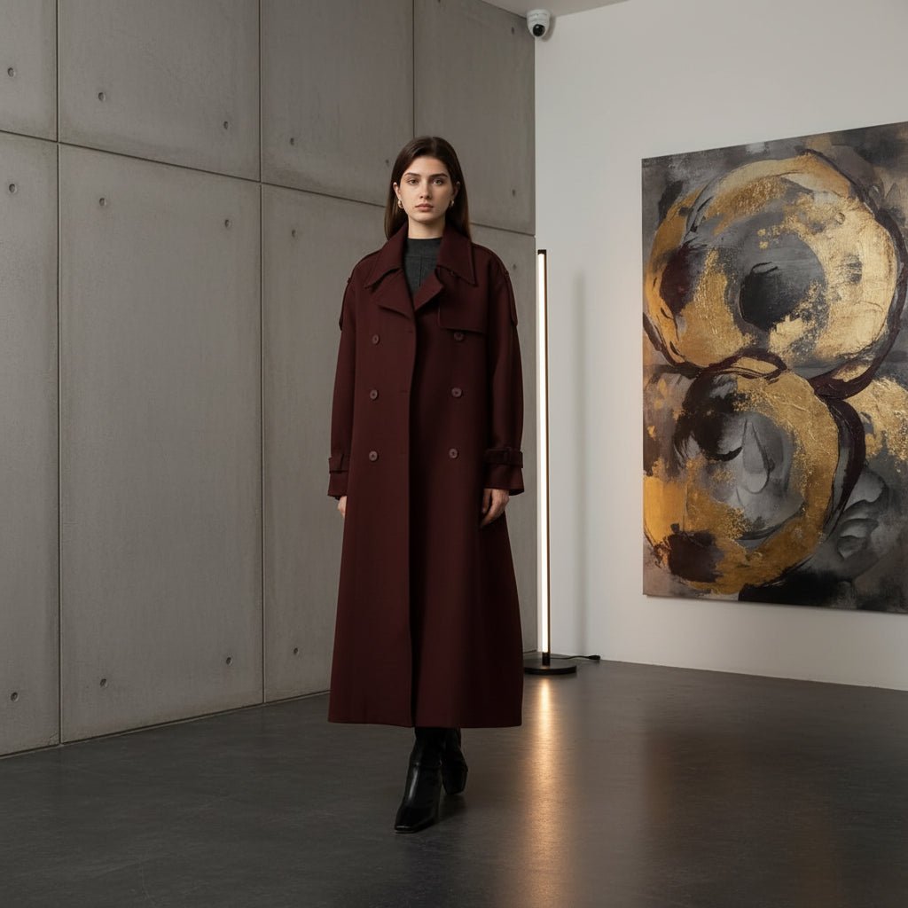 Warm Winter Coat for Women with Pockets