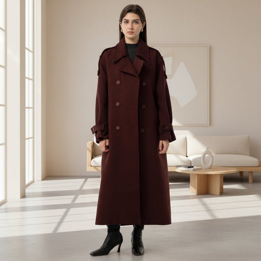 Warm Winter Coat for Women with Pockets - SweetyGem