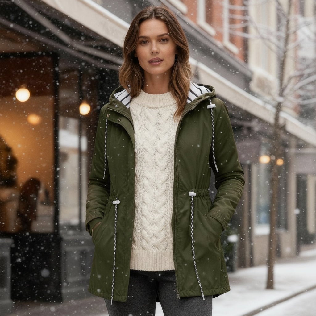Waterproof Cozy Full Length Rain Jacket