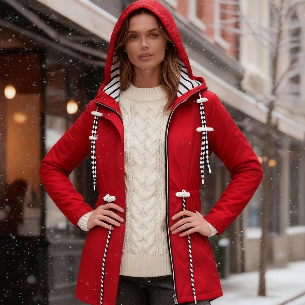 Waterproof Cozy Full Length Rain Jacket