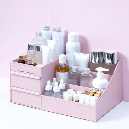 Makeup Organizer with 2 Drawers - Cosmetic Makeup Storage Box