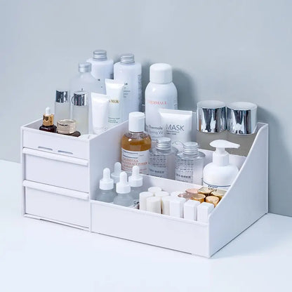 Makeup Organizer with 2 Drawers - Cosmetic Makeup Storage Box