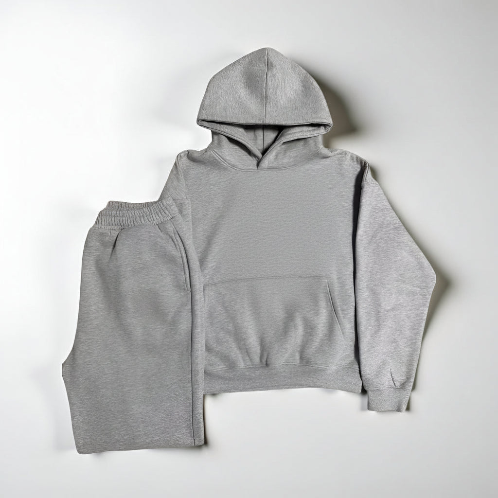 Men's Fleece Hooded Jumpsuit Comfortable Loungewear