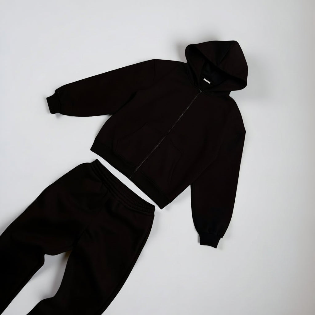 Men's Fleece Hooded Jumpsuit Comfortable Loungewear - SweetyGem