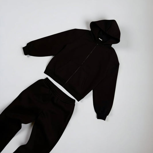 Men's Fleece Hooded Jumpsuit Comfortable Loungewear - SweetyGem