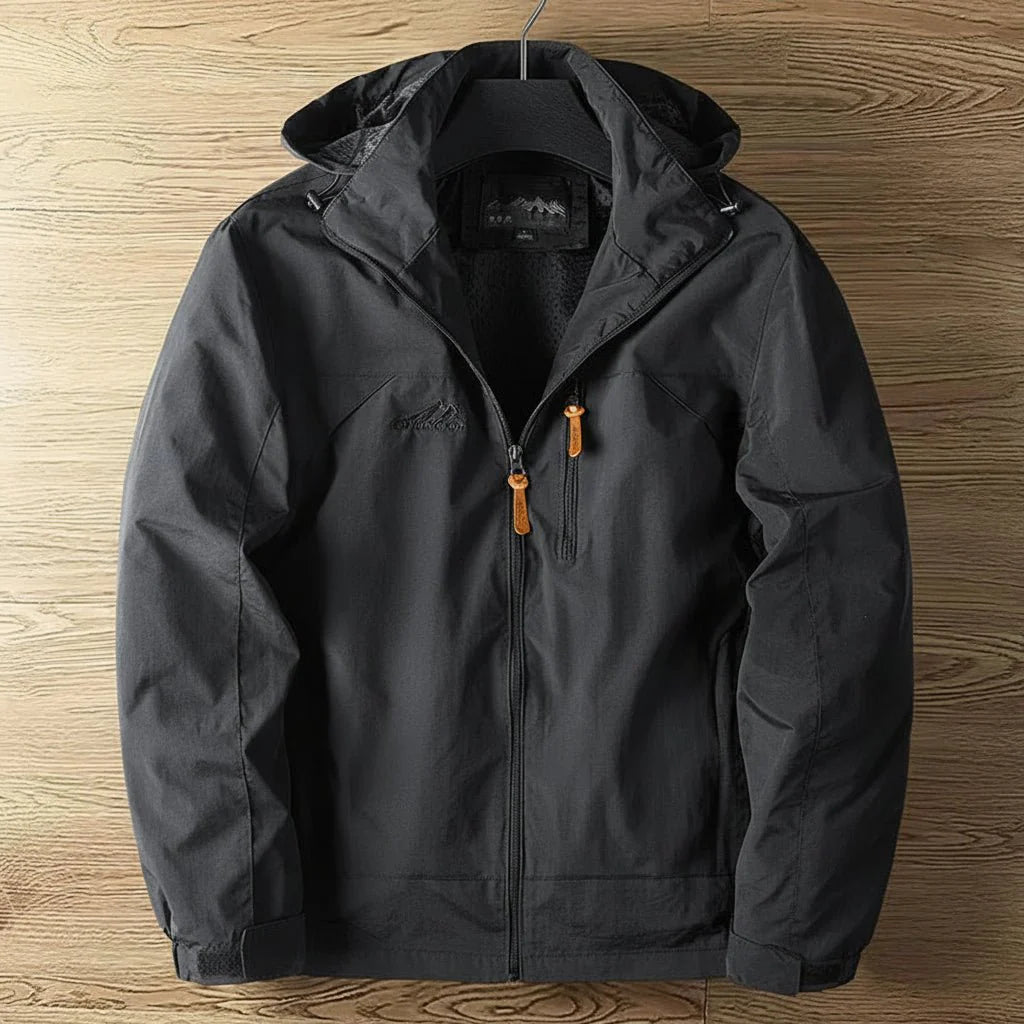 Waterproof Mens Hoodie Zip Up Outdoor Jacket - SweetyGem