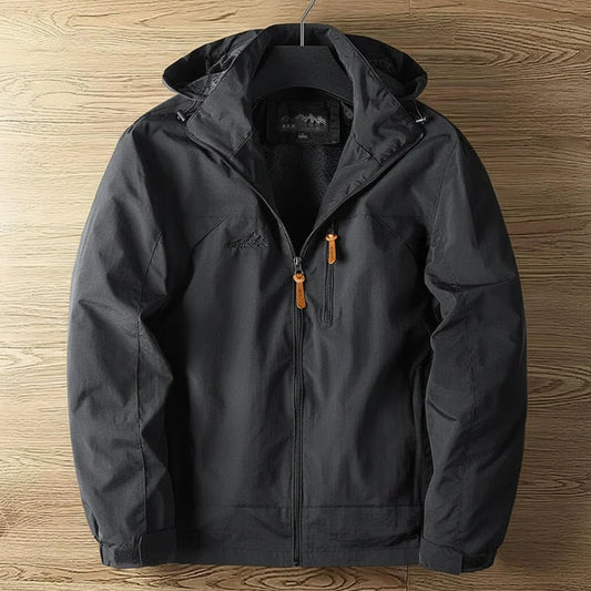 Waterproof Mens Hoodie Zip Up Outdoor Jacket - SweetyGem
