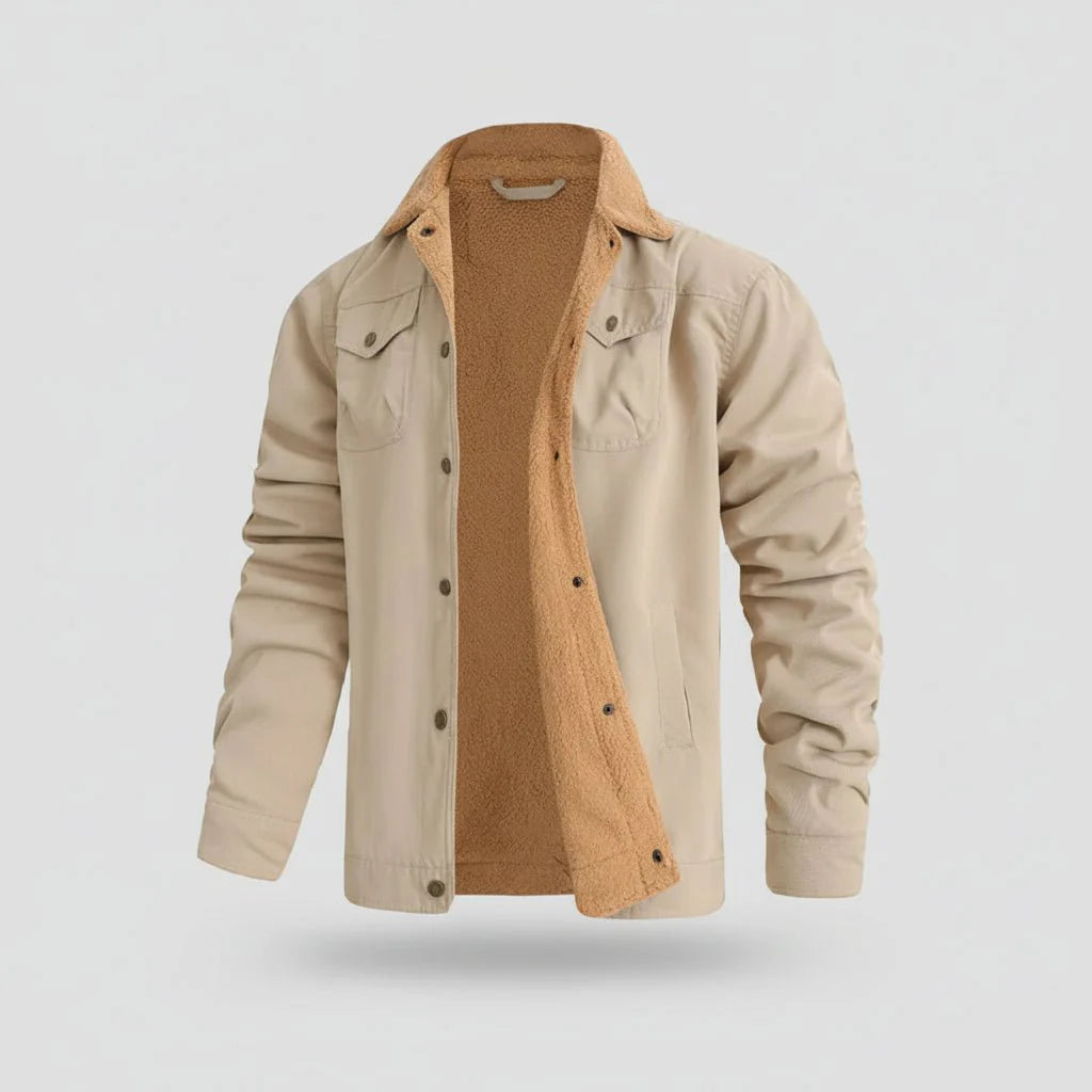 Warm Insulated Mens Canvas Parka Jacket - SweetyGem