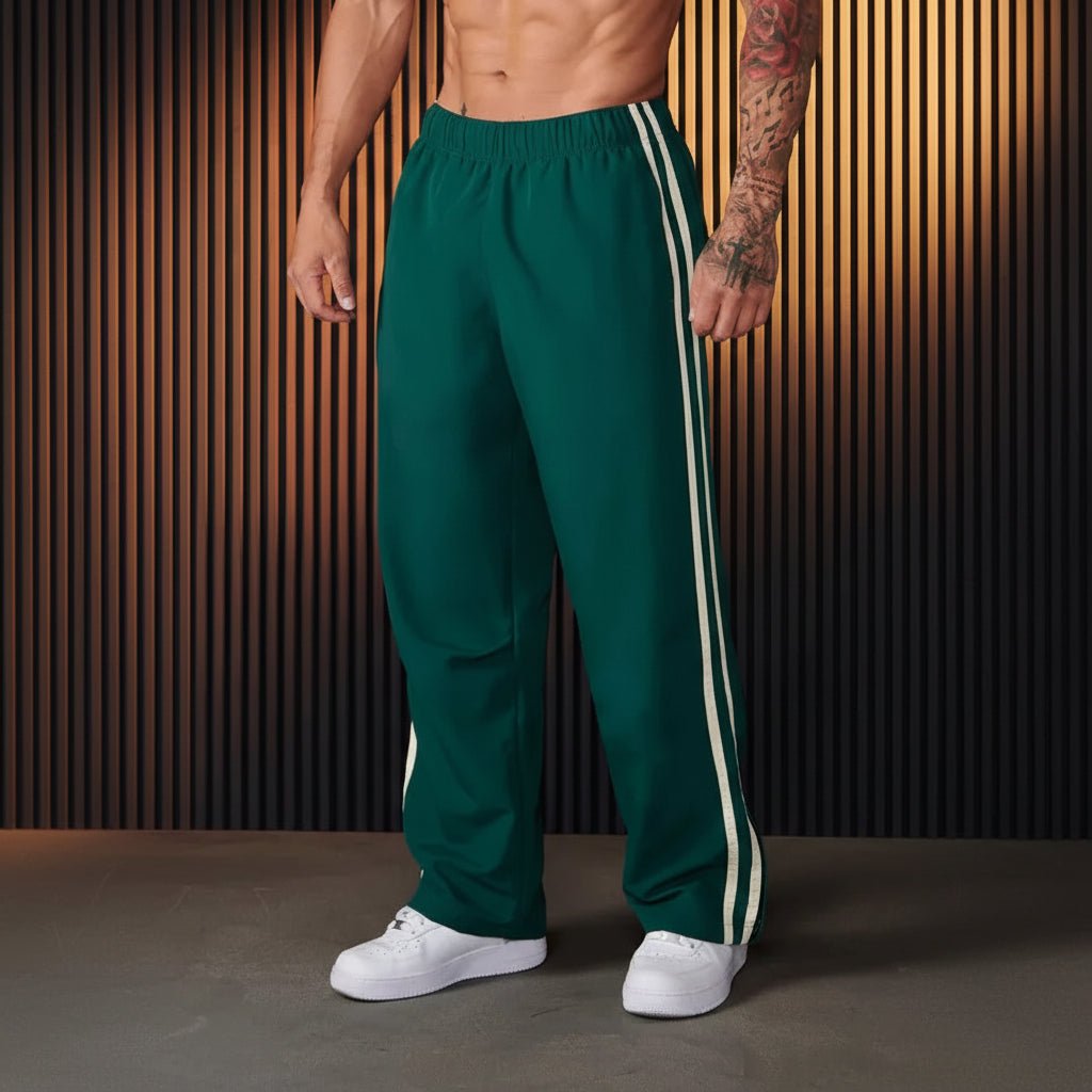 Comfortable Mens Double Stripe Casual Pants
