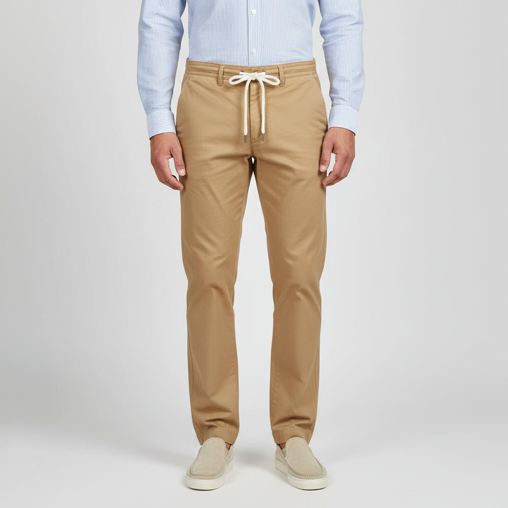 Men's Elastic Jogger Pants with Pockets