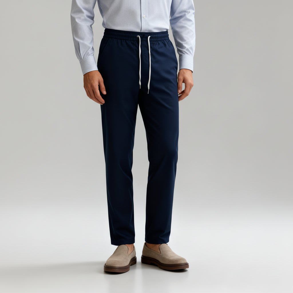 Men's Elastic Jogger Pants with Pockets