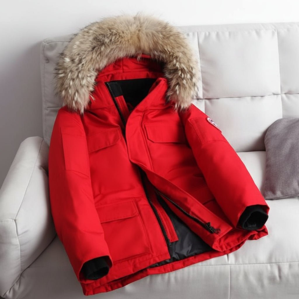 Waterproof Mens Parka Coat with Removable Hood
