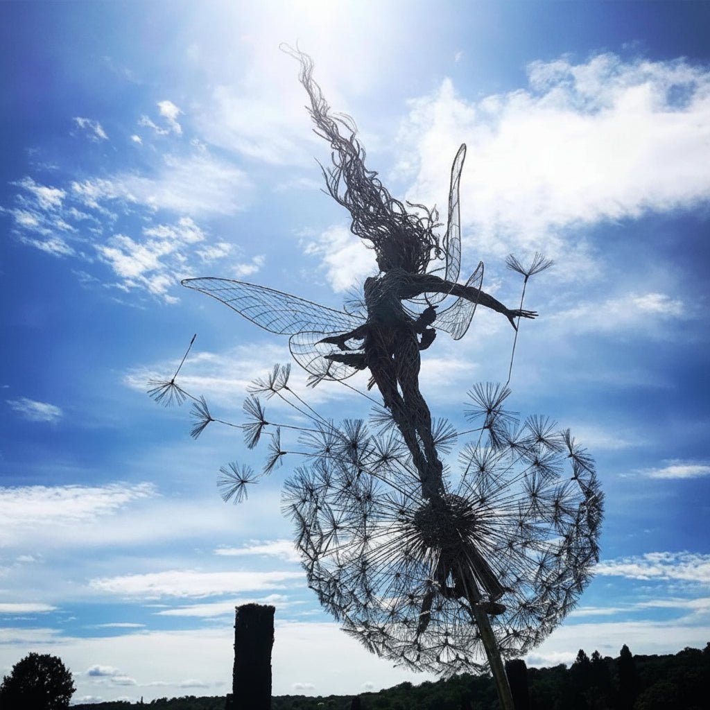 Decorative Metal Fairy Outdoor Garden Decoration Stake - SweetyGem