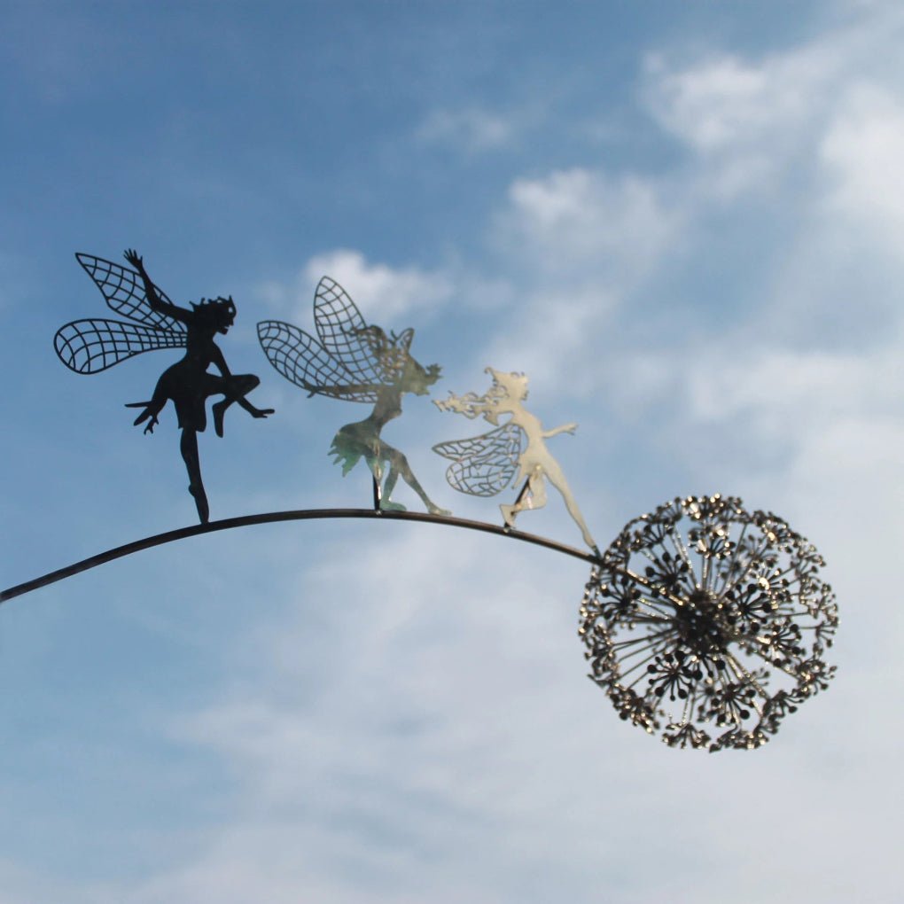 Decorative Metal Fairy Outdoor Garden Decoration Stake