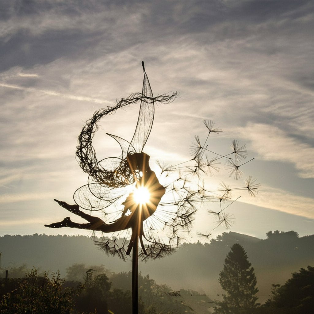 Decorative Metal Fairy Outdoor Garden Decoration Stake