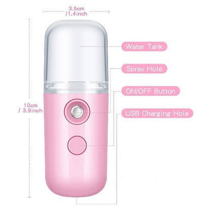 Mini USB Face Steamer Vaporizer Humidifier