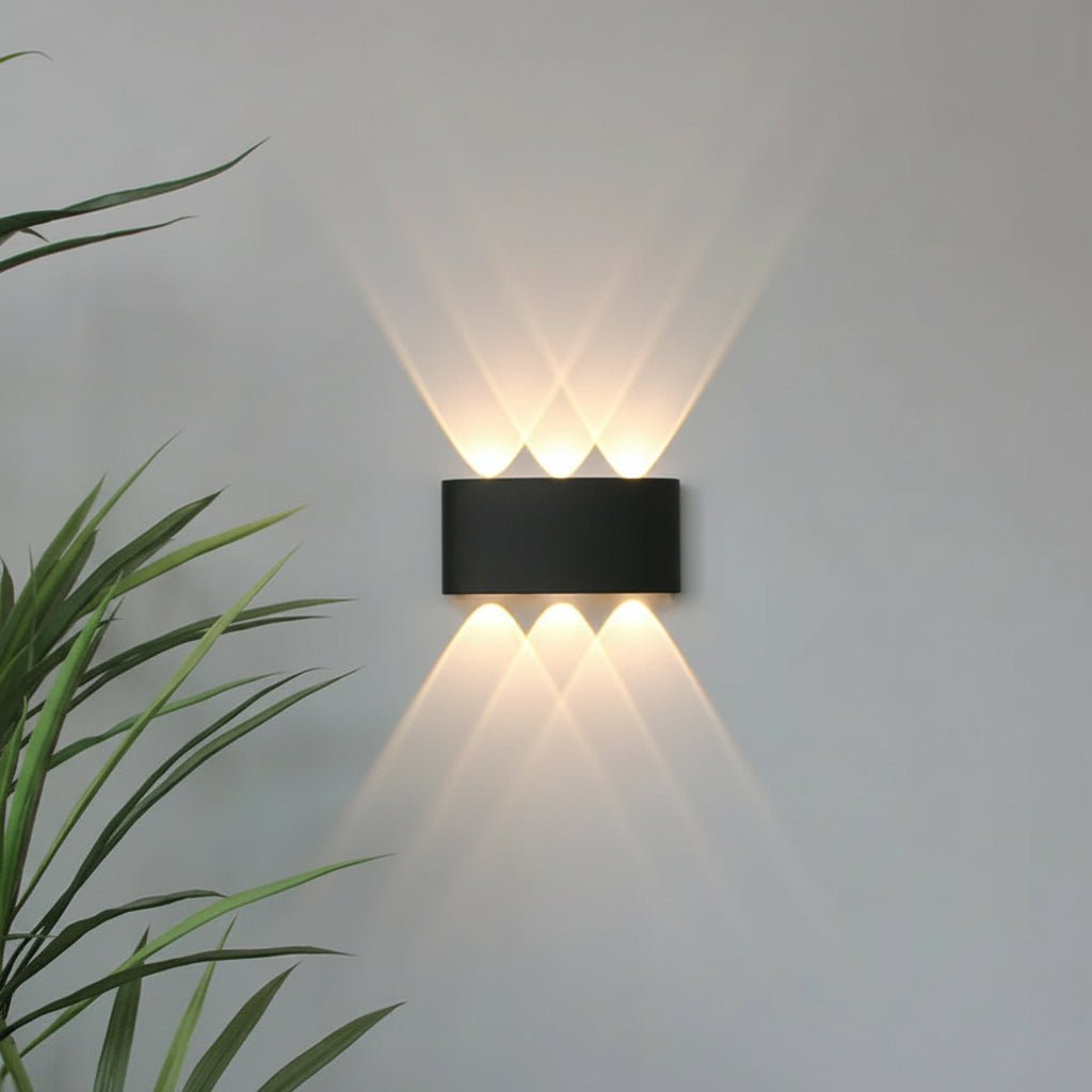 Sleek LED Wall Lamp Waterproof Indoor Outdoor Use