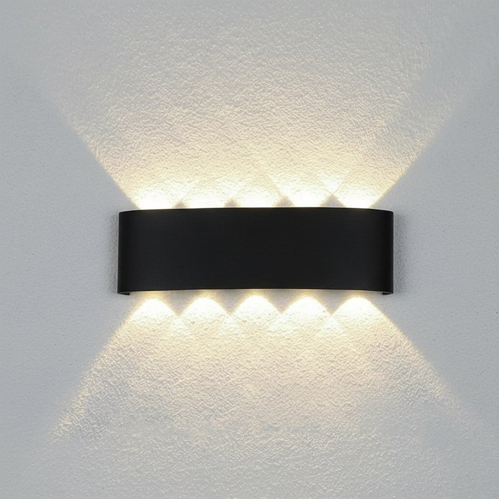 Sleek LED Wall Lamp Waterproof Indoor Outdoor Use