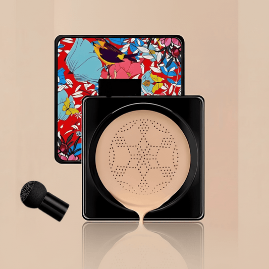 Natural Flawless Moisturizing Foundation Cream with Sponge - SweetyGem
