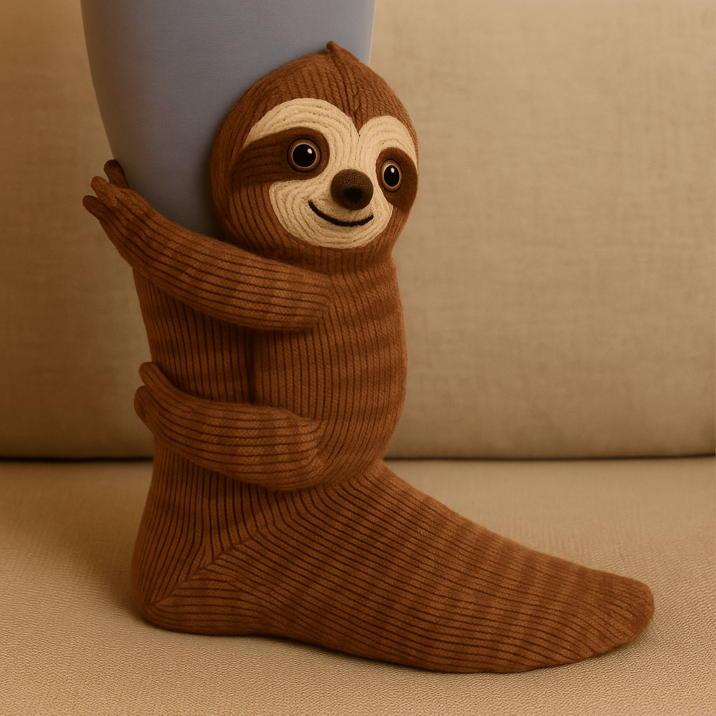 Warm Fuzzy Grip Socks with Cute Animal Designs - SweetyGem