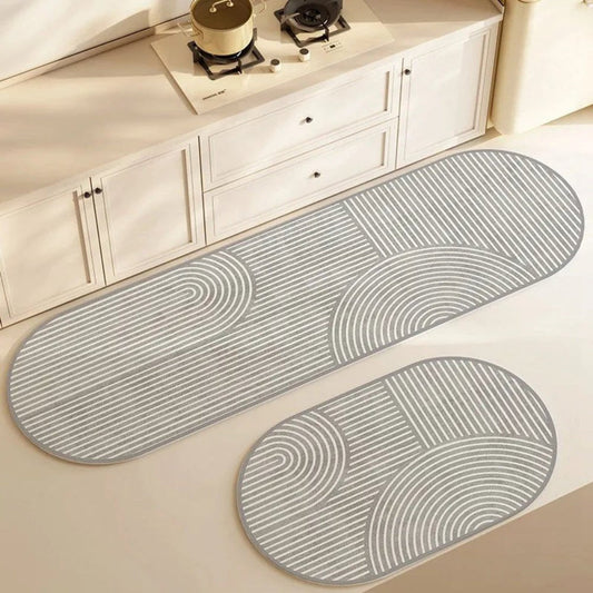 Grip Kitchen Bathroom Rug Soft Plush Anti-Slip Mat - SweetyGem