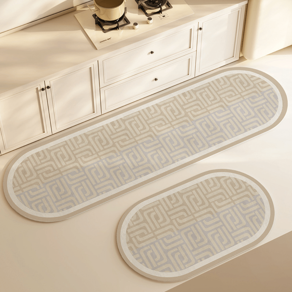 Grip Kitchen Bathroom Rug Soft Plush Anti-Slip Mat