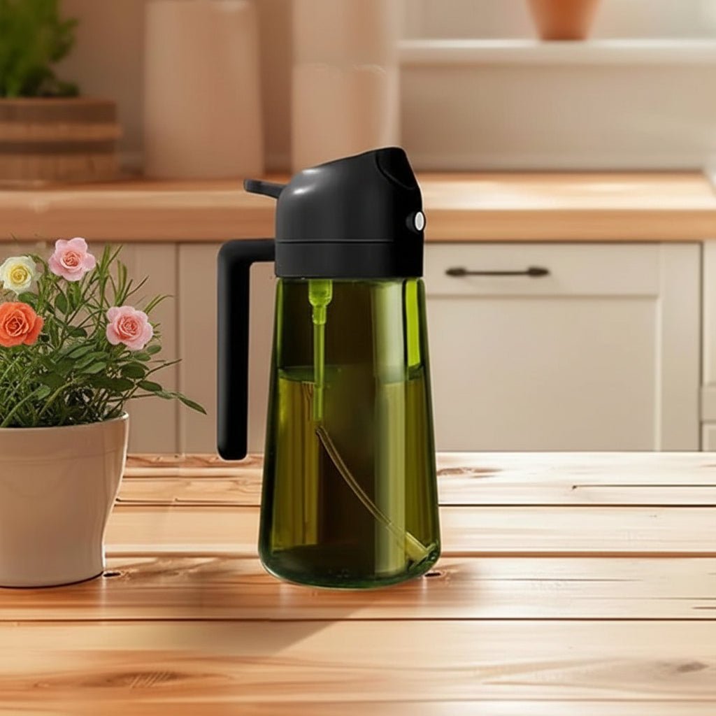 Easy Spray Olive Oil Dispenser with Fine Mist Nozzle - SweetyGem