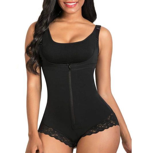 Open Bust Double Control Bodysuit