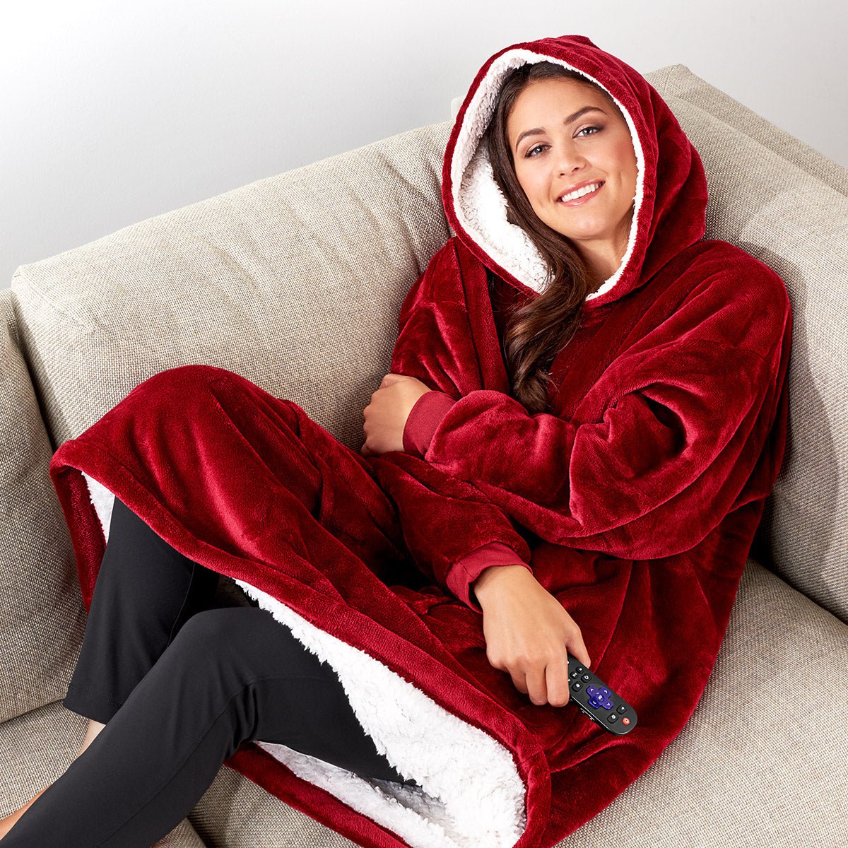 Women's Cozy Long Sleeve Hooded Sweater - SweetyGem