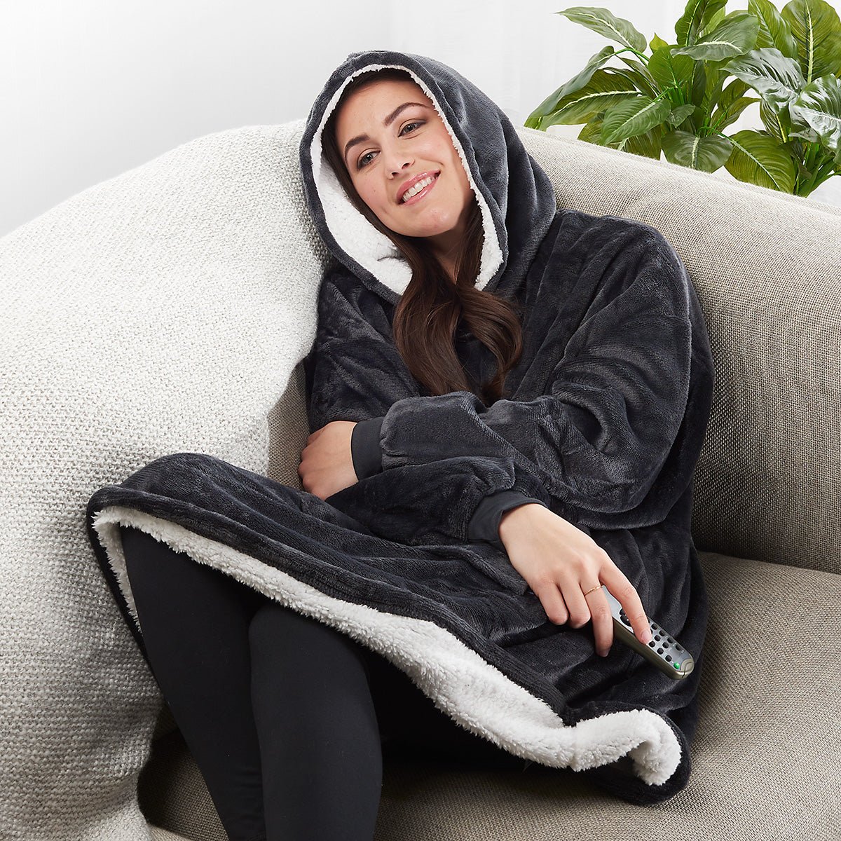 Women's Cozy Long Sleeve Hooded Sweater