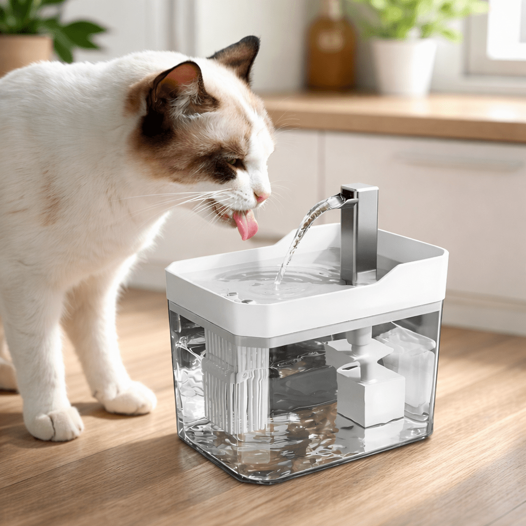 Clean Fresh Water Dispenser Bowl for Cats and Dogs - SweetyGem