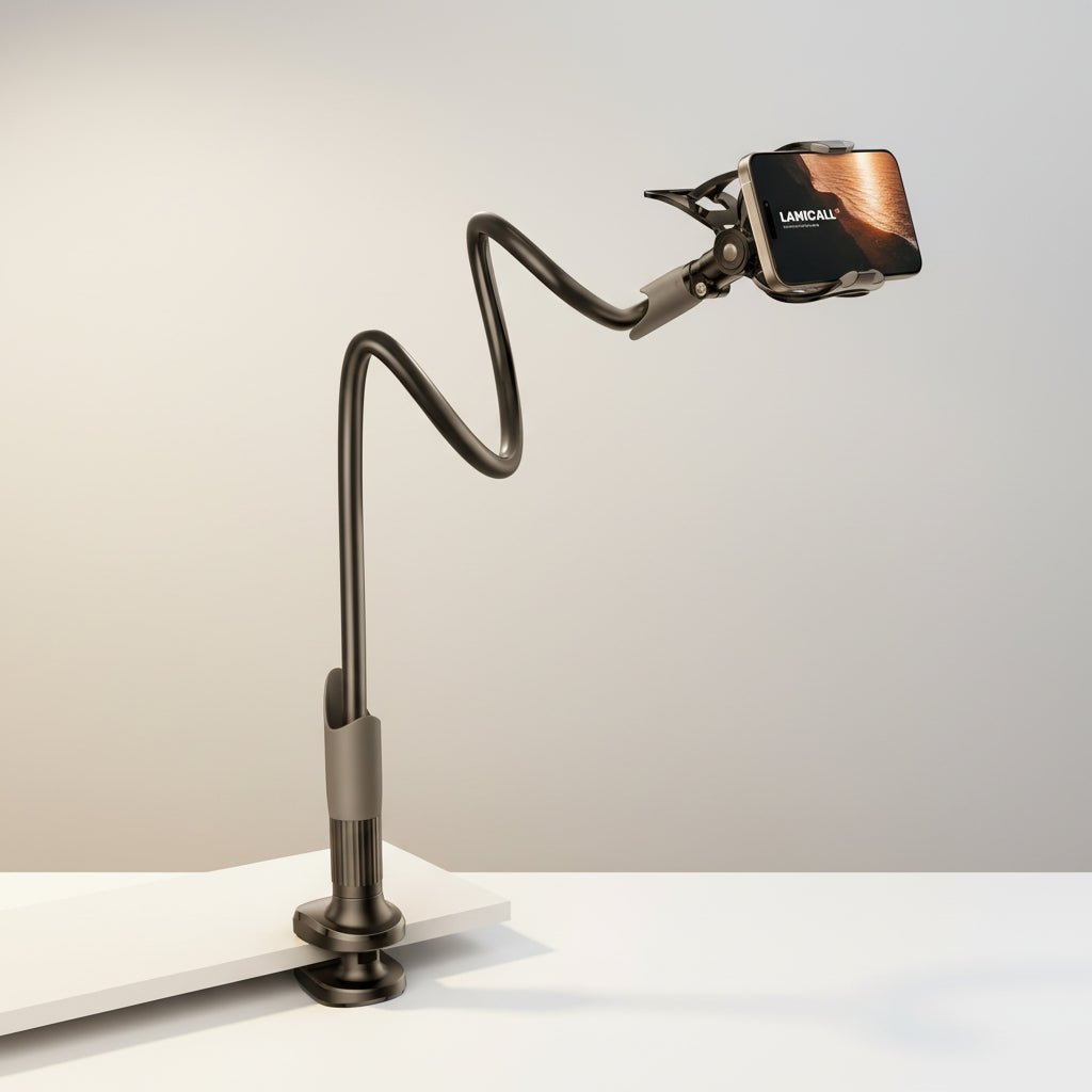 Flexible Bedside Phone Clamp with Adjustable Arm - SweetyGem