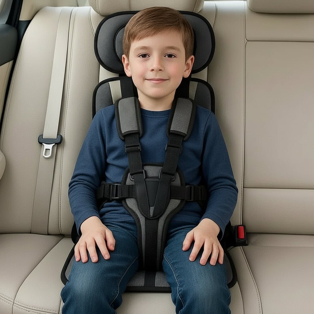 Compact Kids Car Seat Foldable Travel Booster