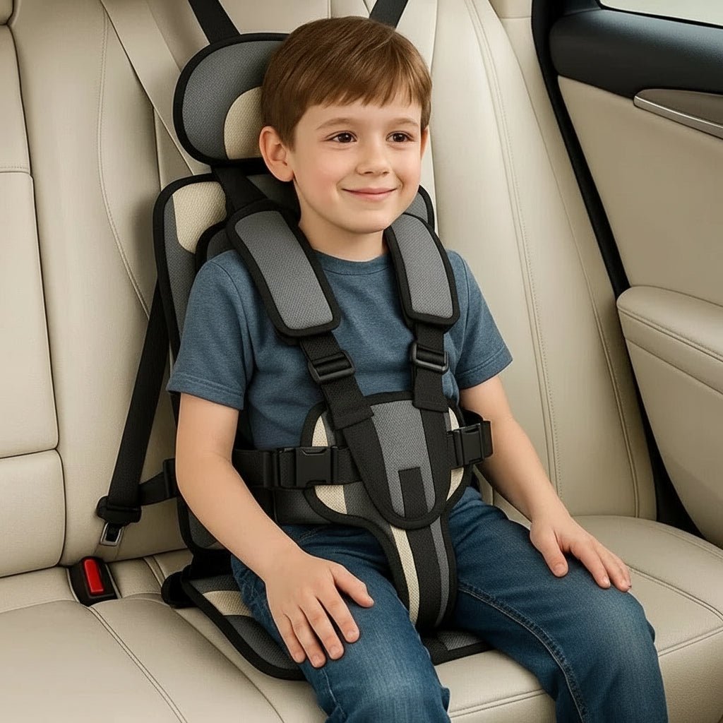 Compact Kids Car Seat Foldable Travel Booster